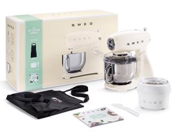 SMEG SMF33CREU - Keukenmachine - Crème - Ice Cream Edition (Incl. schort en IJsmachine)