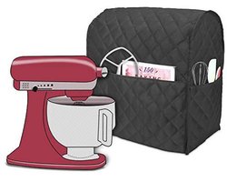 Stofhoes voor Keukenmachines met Opbergvak – Zwart Waterdicht