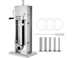 Worstenvuller deluxe - 5L - Worstmaker - Worstmachine - RVS