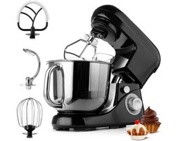 Zavira® Keukenmachine - Keukenrobot - Mixer - 5 Liter - Zwart