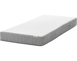 BELIANI BREEZ - Pocketveringmatras stevig - Wit - 90 x 200 cm - Pocketveren