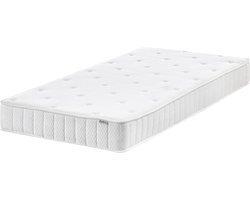 BELIANI DUO - Pocketveringmatras - Wit - 90 x 200 cm - Polyester