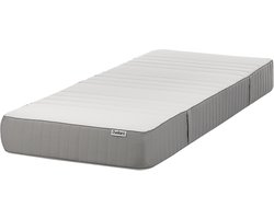 BELIANI FANTASY - Latexmatras stevig - Wit - 80 x 200 cm - Polyester