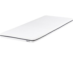 BELIANI PRECIOUS - Schuimmatras - Wit - 80 x 200 cm - Polyester