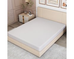 HAUSS SPOLE Matras 140x200 cm - Ergonomische Schuimkern H3 - Ademend en Oeko-Tex-gecertificeerd - Antislip Bodem Met Handgrepen - Schuim - Wit - Met matras