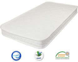 Matras 90x190 dubbeldoek koudschuim HR40 met rits - Matrassenmaker.