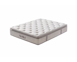New Bed Luxe Pocketvering Matras met Topper - 90x200x32cm - Medium Stevig