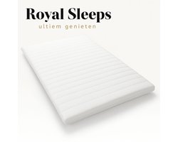 Royal-sleeps ®- matras 80 x 200 - HR koud schuim – 15 cm dik - Afneembare tijk wasbaar - Hotel kwaliteit - 80 x 200 cm Koud schuim - Gratis retourneren