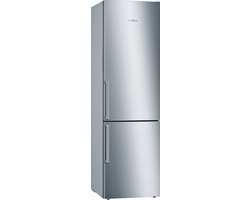 Bosch KGE398IBP - Serie 6 - Koel-vriescombinatie - RVS - Energielabel B - VitaFresh: houdt etenswaren langer vers in gekoelde lades