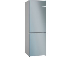 Bosch KGN362LDF - Serie 4 - Koel-vriescombinatie - Total No Frost; Nooit meer ontdooien - Zeer stil - RVS - VitaFresh XXL 0°C: houd etenswaren langer vers met extra ruime vershoudlades
