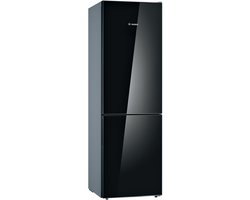 Bosch KGV36VBEAS - Serie 4 - Koelkast - Koel-vriescombinatie - VitaFresh: groente en fruit blijft langer vers in de speciale lade - Led verlichting -Zwart