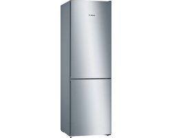 combi koelkast 60cm 324l RVS nofrost - bosch - kgn36vled