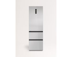 CREATE - 401L koelkast in Italiaanse stijl met Space Pro en Care+ - Roestvrij staal - FRIDGE STUDIO COMBI PRO FLEX 401