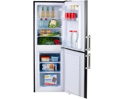 DOMO DO91307C Koelkast met Vriesvak - Koelvriescombinatie - D - 138 L - Mat Zwart