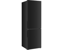 Exquisit KGC320-90-E-041EB - Koel-vriescombinatie - 5 Jaar Garantie - Zwart - 4* Vriesgedeelte - 315 liter