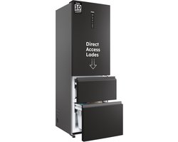 Haier HTW5618DNPT - Koel-vriescombinatie - 360L - Direct Access Lades - Total No Frost - 99% Air Surround - Energieklasse D - 10 Jaar Garantie op onderdelen