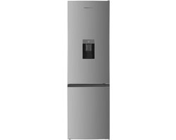 Heinner HC-HM260XWDE++ Koel-vriescombinatie met Waterdispenser RVS 260 L – Vrijstaand – Instelbare Thermostaat – Omkeerbare Deur – 5 Jaar Garantie