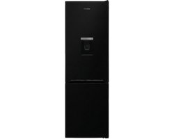 Heinner HC-V2701BKWDE++ Koel-vriescombinatie met Waterdispenser – 268 L – Low Frost – Supervriesfunctie – Omkeerbare Deur – Zwart – 5 Jaar Garantie