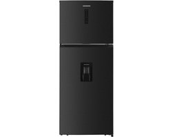 Heinner HF-HM413NFDXWDE++ Koel-vriescombinatie met Waterdispenser en LED Touch Display - Full No Frost - 413 Liter - 5 Jaar Garantie - Antraciet