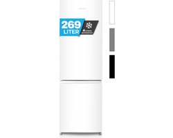 Heinrich´s HKS 3491 Koel- en vriescombinatie 269 liter - XXL - koelvolume 198 l, vriesvak 71 l - stil 39 dB - energieklasse D - wit