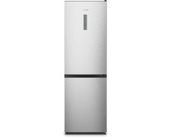 Hisense RB390N4BCC - Koel-vriescombinatie - 304 liter - No Frost - Inverter Compressor - RVS - Energieklasse C - 35 dB - Super Cool & FastFreeze