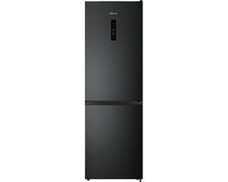Hisense RB390N4BFC - Koel-vriescombinatie - 300 liter - No Frost - Inverter Compressor - Zwart - Energieklasse C - 35 dB - Super Cool & FastFreeze
