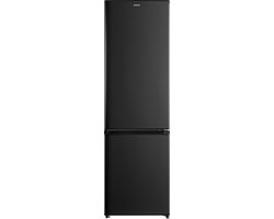 Inventum KV1808B No Frost energiezuinige koel-vriescombinatie - 180 cm hoog - 270 liter - Superkoelen - Supervriezen - Energielabel D - Vrijstaand - Zwart