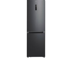 Inventum KV1850B No Frost energiezuinige koel-vriescombinatie - 185 cm hoog - 338 liter - Zeer stil: 35 dB - Superkoelen - Supervriezen - Energielabel C - Vrijstaand - Zwart