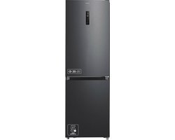 Inventum KV1851B No Frost energiezuinige koel-vriescombinatie - 185cm hoog - 334L - Zeer stil: 35 dB - Superkoelen - Supervriezen - Vrijstaand - Zwart