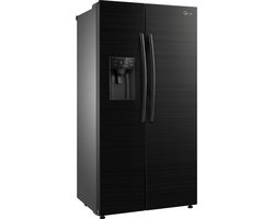 MIDEA KS-DDX 6.32 WT Side-by-Side koel-vriescombinatie (520 l, D, 1765 mm hoch, Dark Inox)