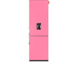 NUNKI LARGEH2O (Bubblegum Pink Satin All Sides) Combi Bottom Koelkast, E, 197+71l, Handle, Waterdispenser