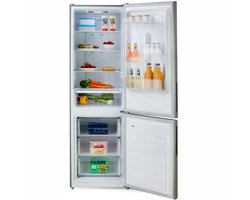 PRIMO PR184CIN Koelvriescombinatie - No Frost - 310L - Vrijstaande Koelkast - D - 35dB Stil – Inox