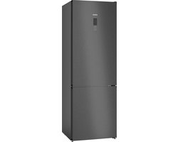 Siemens KG49NXXCF - iQ300 - Koelkast - Koel-vriescombinatie - Energielabel C - Total No Frost Nooit meer ontdooien - Zwart - hyperFresh ruimte voor groente en fruit - superKoelen functie