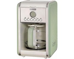 Ariete 1342/04 - Vintage koffiezetter - tot 12 kops - 24 uurs timer - warmhoudplaat - Groen