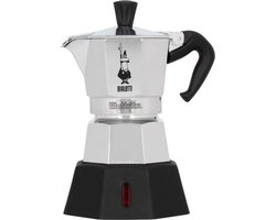 Bialetti Moka Elektrikka - Percolator - 2 kops - Aluminium - Elektrisch - 230V