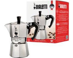 Bialetti Moka Express - Percolator - 6 kops - Aluminium