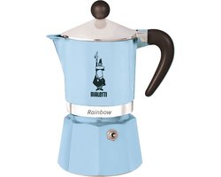 Bialetti Rainbow Azzurro Percolator 200ml – 3 kops