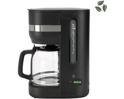 Bourgini Elements Koffiezetapparaat – 1,5L (10-12 Kopjes) - Warmhoudplaat - Automatische Uitschakeling - Vaatwasserbestendig - GRS gecertificeerd gerecyclede materialen