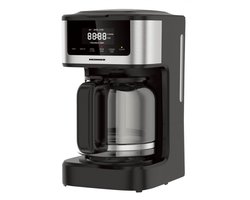 Heinner Digitale Koffiezetapparaat – 1,8 L – 900 W – 12 Koppen – Programmeerbare Timer – Touchbediening – Warm- en Koudzetfunctie – Zelfreinigend – Roestbestendig