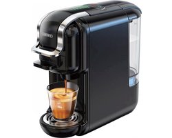 HiBrew 5 in 1 koffiezetapparaat - Senseo – Koffiemachine – Meerdere Capsules – Koffiepadmachine - Heet/Koud – 19Bar – 1450W – Zwart
