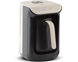 KARACA Hatır Roast Turks Koffiezetapparaat – Crème – capaciteit: 5 Kopjes – Extra Schuim – 535W – Spraak- & Lichtwaarschuwingssysteem – Inclusief Maatlepel – Eenvoudig te Reinigen