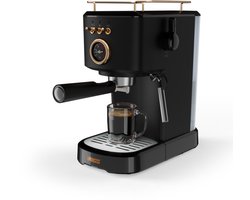 Koffiezetapparaat - Princess 249417 Espresso machine zwart - 20 bar - 1.2 L water tank
