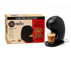 KRUPS NESCAFÉ - Dolce Gusto - YY5676 - NEO- Latte Koffiemachine - Zwart - Incl. 6 Latte Koffie Dozen - Limited edition - Koffiezetapparaat - Koffiemachines