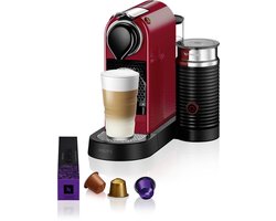 Krups Nespresso Citiz & Milk XN7615 - Koffiecupmachine - Rood - Inclusief Melkopschuimer - Compact
