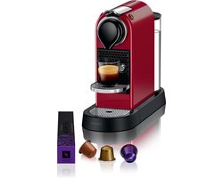 Krups Nespresso Citiz XN7415 - Koffiecupmachine - Rood - Compact - Energiezuinig