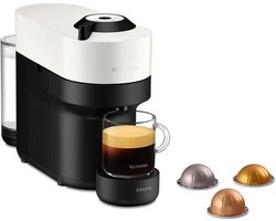 Krups Nespresso Vertuo POP XN9201 - Koffiecupmachine - Coconut White - Voor Vertuo Cups - Eenvoudig Personaliseren - Modern Design