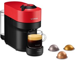 Krups Nespresso Vertuo POP XN9205 - Koffiecupmachine - Spicy Red - Voor Vertuo Cups - Eenvoudig Personaliseren - Modern Design