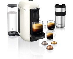 Krups YY3916FD Nespresso-koffiezetapparaat Vertuo + Plus capsules Espresso Lungo-mok Alto White