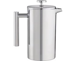 Maevory French Press Koffiemaker - Cafetière - Dubbelwandig - RVS - 800ml