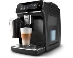 Philips 3300 Series LatteGo EP3341/50 - Espressomachine - 5 Soorten Koffie + Heet Water - Zwart / Chroom - + AquaClean Filter